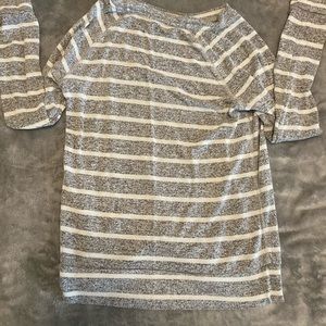 stripped long sleeve light weight sweater. Very comfortable. Price negotiable